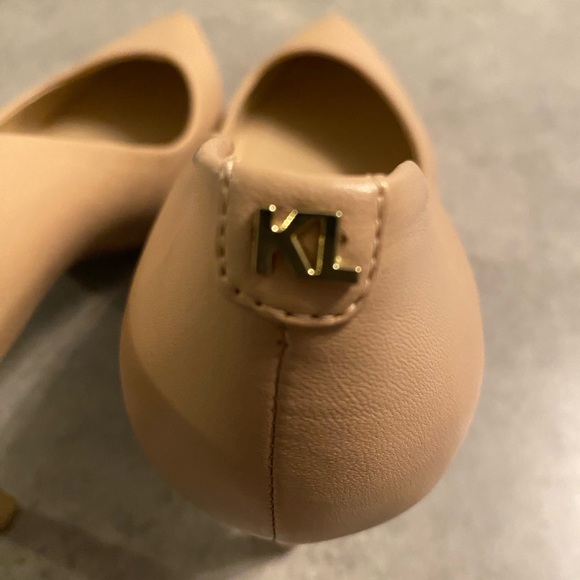 Karl Lagerfeld Tan Stiletto Heels - Picture 3 of 8